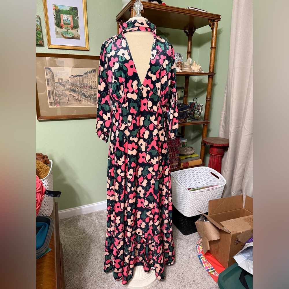 Dazey LA Colorful Floral Dress